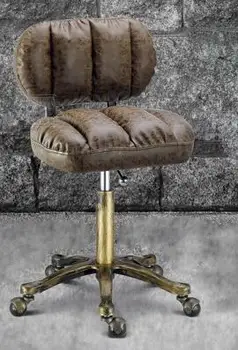 Výťah krásy stoličky. Flameproof železa kolesa krásy stolice. Vysoká lavičke vlasy stolice. Make-up stolice