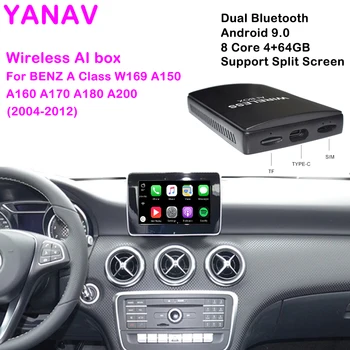 Carplay Bezdrôtový Ai Box Android Pre Mercedes Benz Triedy W176 W177 W246 W247 Android Auto Auto Rádio Multimediálny Prehrávač Smart Box
