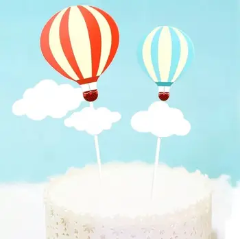 1pcs Farebné balóny, dekorácie Tortu Mulčovače Strana navrhne Cupcake Tutu Tortu Tabuľka Narodeninovej Party Cake Dekorácie Deti dieťaťa