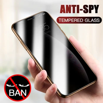 Úplné Pokrytie Anti-Spy Screen Protector Pre iPhone 14 12 Pro 13 X XR XS Max ochrany Osobných údajov Sklo Pre iPhone 11 7 8 6S Plus Tvrdené Sklo
