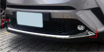ABS Chrome Predný Nárazník Pery Kryt Kryt Trim 1PC Pre Toyota C-H C H 2016 2017 auto príslušenstvo