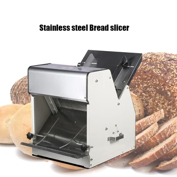 Komerčné Chlieb slicer Elrctric Krájanie Stroj Toast slicer Nehrdzavejúcej ocele Chlieb Rezací Stroj Automatické Chlieb maker