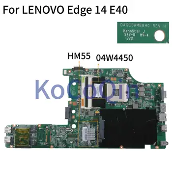 KoCoQin Notebook základnej dosky od spoločnosti LENOVO Edge 14 E40 Doske 04W4450 HM55