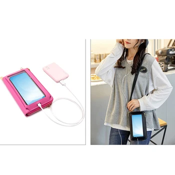 Mini Crossbody Tašky cez Rameno Ženy Multi-funkčné Prijemne Mobilný Telefón, Pocket Karty Kabelku Dámy Malá Taška Ženy Messenger Taška