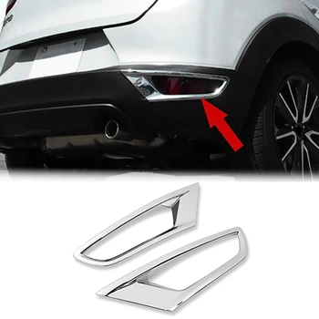 Pre Mazda CX CX3-3 2016 2017 2018 ABS Chrome Zadné Hmlové Svetlo Lampy Kryt Výbava Foglight Rám Rám Dekorácie