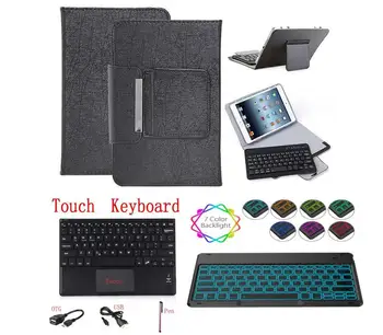 Tablet PC Touchpad Klávesnica pre Samsung Galaxy Tab 8.0-Palcový (2019) SM-T290 T295 T297 Prípade, Svetlo Bluetooth Kryt Klávesnice + Pero