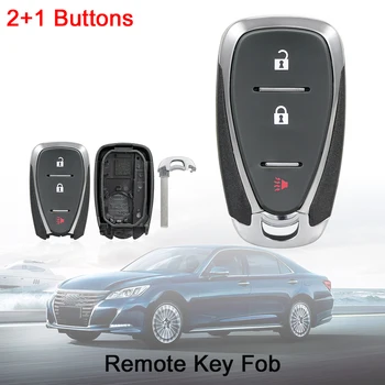 2 Tlačidlá Smart Remote Tlačidlo Shell Nahradenie Keyless Entry Auto Kľúče od Auta Fob Telo Bývanie pre Chevrolet Cruze Malibu Camaro