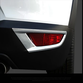 Doprava zadarmo 2PC ABS Chrome Auto Zadné Hmlové Svetlá Kryt Výbava Hmlové Svietidlo Svetlo, Tieň, Výbava Pre Mazda CX-3 2018 Auto Styling Príslušenstvo