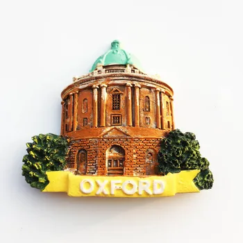 QIQIPP magnetické chladnička nálepka pre Radcliffe Knižnica, orientačný bod budovy v Oxford University, spojené KRÁĽOVSTVO