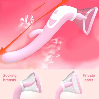 Stimulátor klitorisu Masturbator Dildo Bradavky Lízanie Jazyk Ústne Hračky Sania Vibrátor Klitoris Bulík Klitorisu pre Ženy