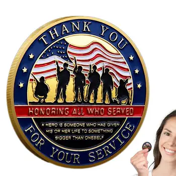 Ďakujem Vám Za Vaše Služby Mince Vojakov Zhodnotenie Výzvou Mince Kolekcie Darček Odznak Pamätných Mincí Pre Námorníctvo A Námorné