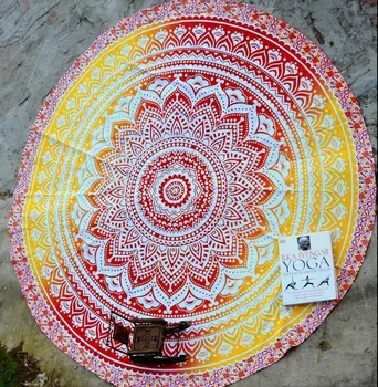 India Gobelín Oblak, Kvet Geometrie Lotus Mandala Stene Visí Bohemia Pláži Cappa Prehoz Cez Posteľ Yoga Mat Deka Bikini Zakryť