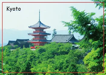 Turistické suveníry Chladnička Magnety spomienky,Kyoto scény Japonsko Pevné Turistické Magnety 20655