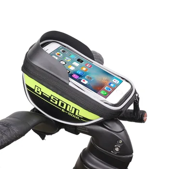 B-DUŠA Bike Rám Predné Trubice Taška Cyklistická Taška Kôš Smartphone & GPS Dotykový Displej Prípade, Cyklistické Doplnky, 4 Farby 5.7 palcový