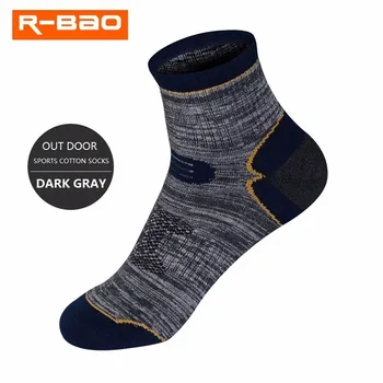 R-BAO Nový Príchod Muži/Ženy Outdoorové Športy Bavlna Cyklistické Ponožky Kvalitný Priedušný Odvod Nosenie-Odolávanie Turistika Ponožky