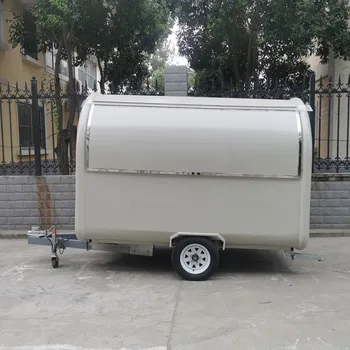 Jedinečný dizajn Potravín trailer pre európu dodávateľov hotdog potravín vozík, stojan potravín truck