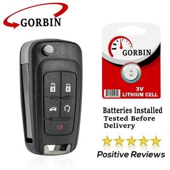 GORBIN Auto Diaľkové Tlačidlo pre Chevrolet Cruze Plachta Orlando Malibu Spark, Aveo 2/3/4/5 Tlačidlo 315/433Mhz ID46 Čip Smart Auto Flip Kľúč