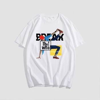 2022 Nové Tričká Tlače O-Krku Krátky Rukáv Pravidelné Mens Kvalitný Hip Hop Tričko Tupac Bavlna Nadrozmerná T-shirt