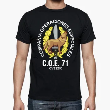 Španielsky Légie RE 71 Oviedo Mod 2 Špeciálne Operácie Znak T-Shirt. Letné Bavlnené O-výstrihom pánske Tričko Krátky Rukáv Nový S-3XL