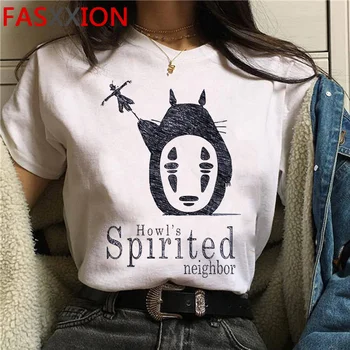 Totoro Štúdio Ghibli oblečenie žien streetwear Kórea bežné japonský 2022 tričko harajuku kawaii estetické