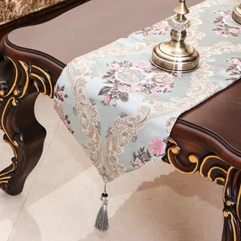Luxusné Európske výšivky stolové vlajky Obrus Vyšívané Moderné Stolové Prestieranie Stola Vlajka Večera Rohoží, bytový Textil