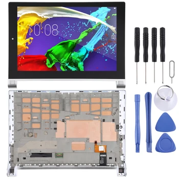 OEM LCD Displej pre Lenovo Yoga Tablet 2 / 1050, 1050F,1050L, 1050LC Digitalizátorom. Plný Montáž s Rámom