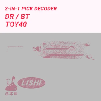 Pôvodné Lishi TOY40 pre Toyota Lexus Quad Zdvihákov 2-v-1 Pick & Dekodér