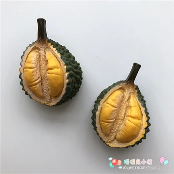 1pc Thajsko cestovanie durian ovocie živice chladnička s trojrozmerné magnetické nálepky
