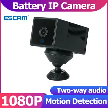 ESCAM 1080P 2MP Wifi IP Kamera Wifi Bezdrôtové Nočné Videnie Batérie Powered Home Security Kamera Video CCTV Kamery