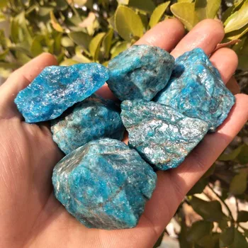 500g Prírodné Apatitu Drsné Kamene Modré Crystal Phosphorite Agustite Čakra Uzdravenie Pre Jogy Meditácie Dary, Fengshui Dekorácie
