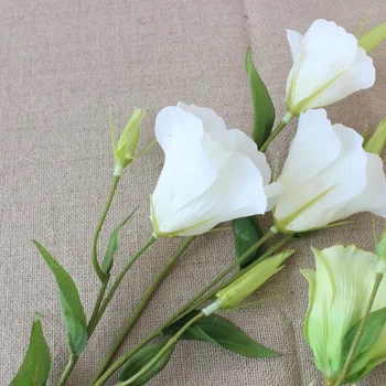 Elegantné Živé Jar Lisianthus Umelého Hodvábu Kvetov simulácia kvalitné veľkoobchod svadobné dekorácie na propagáciu predaja