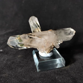 98.5 gSingle crystal minerálne vzor prírodný zelený duch kryštál kremeňa