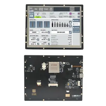 10.4 Palce Smart HMI TFT LCD Displej s GUI Design Software + Rozhranie RS232/RS422/RS485/TTL +, Dotykový pre Vložené