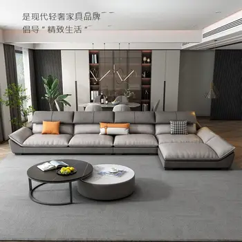Technológia handričkou gauč Nordic modernej obývacej izby veľkosti domu typu creative imperial concubine rohu kombinácia latexu malý dom