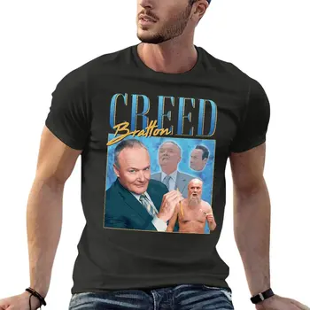 Creed Bratton Pocta Nadrozmerná T Tričko Vytlačené pánske Oblečenie 100% Bavlna Streetwear Veľká Veľkosť Topy Čaj