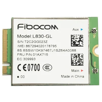 Fibocom L830-GL FDD-LTE TDD-4G LTE 4G Modul Karty WWAN Karty Pre FRU 01AX715