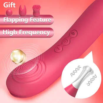 Výkonný G-Spot Vibrátor Lízať Klitorisu Vaginálne Stimulátor Bradavky Ženy Masturbator Dospelých Klapka Vibrátor Erotické, Sexuálne Hračky pre Ženy