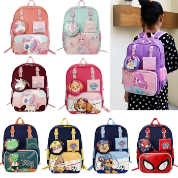 Detí, školské tašky,roztomilý kreslený taška detí cestovný batoh detí exkurzia úložný vak,s mince kabelku a karty taška